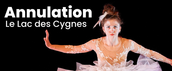 Annulation spectacle : Le lac des cygnes