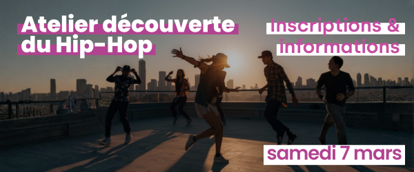 Urban dance lab : atelier de découverte du Hip-Hop